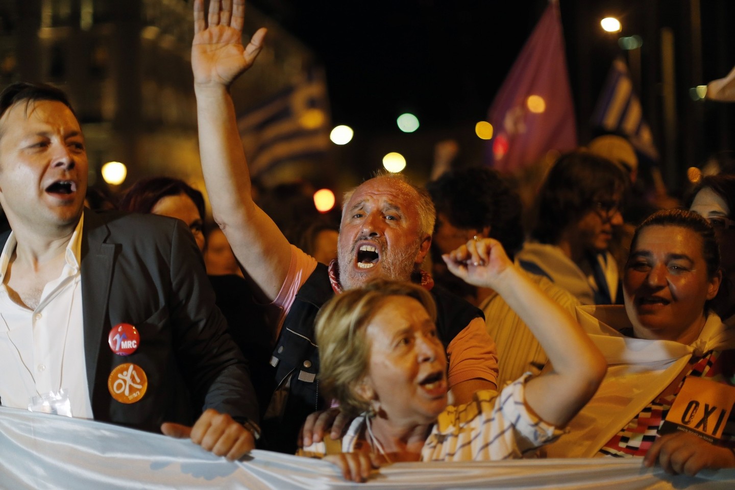 Graikija švenčia, o Europos šalys gūžčioja pečiais.<br>AP nuotr.