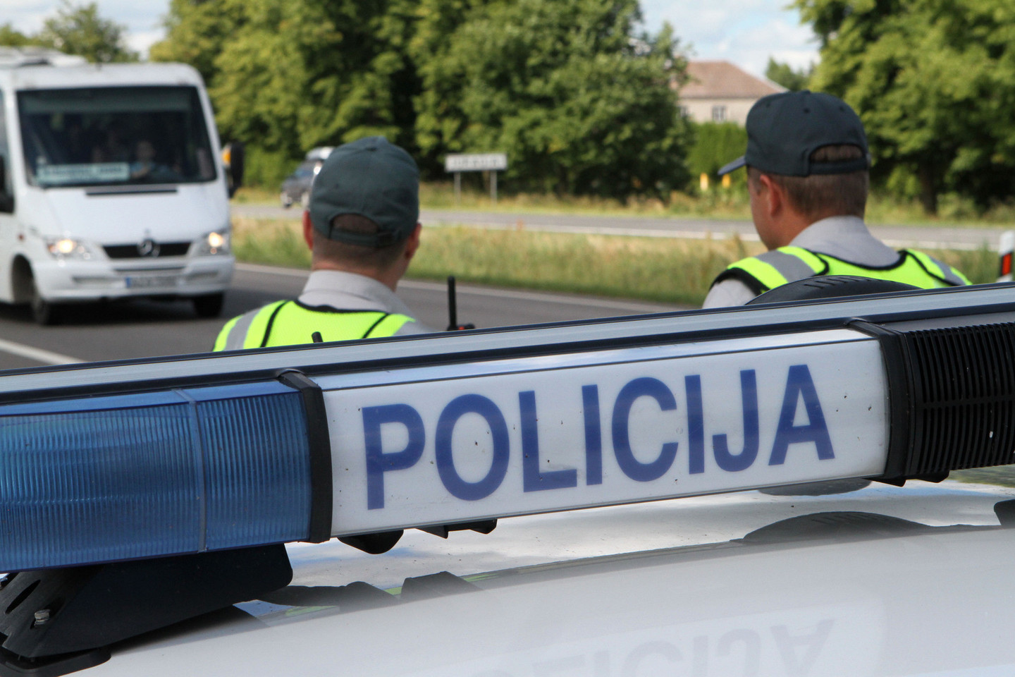 Pasak Panevėžio apskrities policijos, iš vairuotojo paimtas kraujas blaivumo nustatymui.