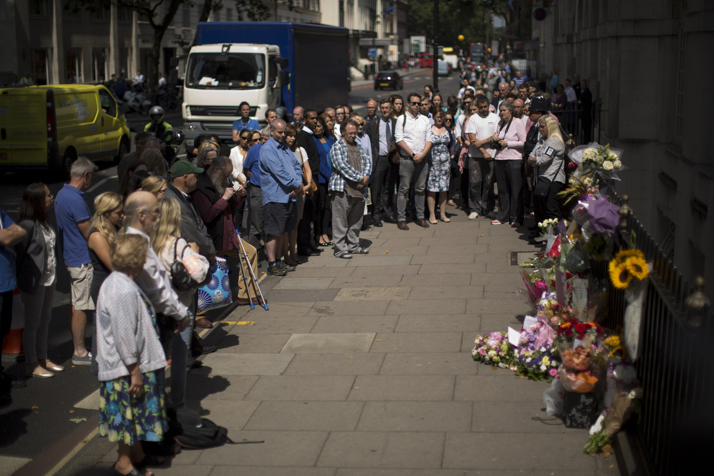 Britai paminėjo Londono sprogdinimų metines.<br>AP nuotr.