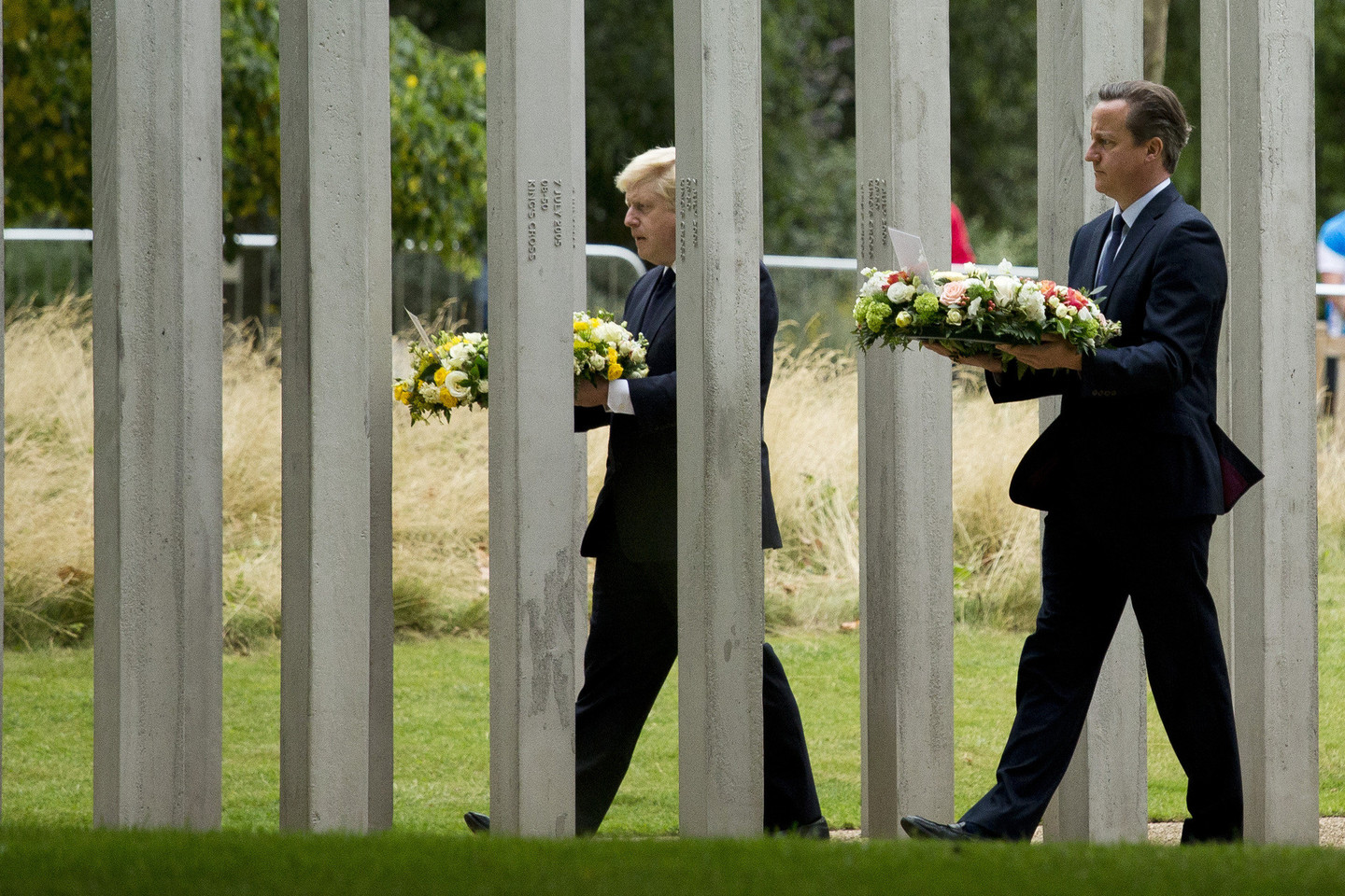 Britai paminėjo Londono sprogdinimų metines.<br>AP nuotr.