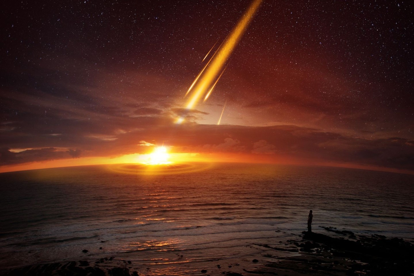 Tikimybė, kad per artimiausią šimtmetį į Žemę rėšis stambus (2 km ir didesnis) asteroidas siekia 1 iš 10 tūkstančių.<br>123rf nuotr.