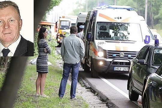 Po avarijos Vilniuje – Telšių mero V. Kleivos mirtis