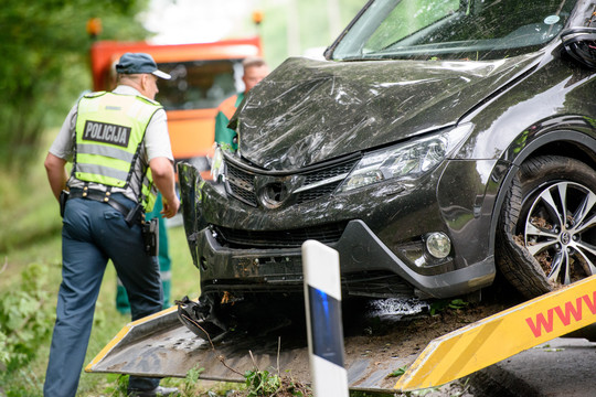 Po avarijos Vilniuje mirė Telšių meras Vytautas Kleiva