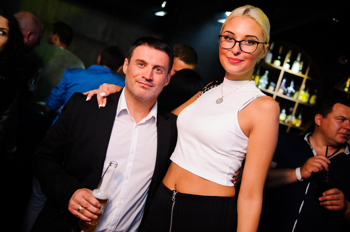 Kauno klube iki paryčių šėlo kauniečiai ir miesto svečiai.<br>I.Jonelytės nuotr.