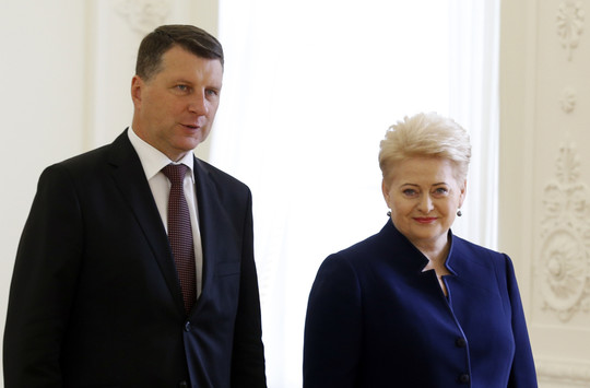Lietuvos ir Latvijos valstybių vadovai susitiko Vilniuje.<br>M.Kulbio nuotr.