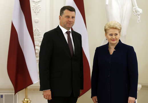Lietuvos ir Latvijos valstybių vadovai susitiko Vilniuje.<br>M.Kulbio nuotr.