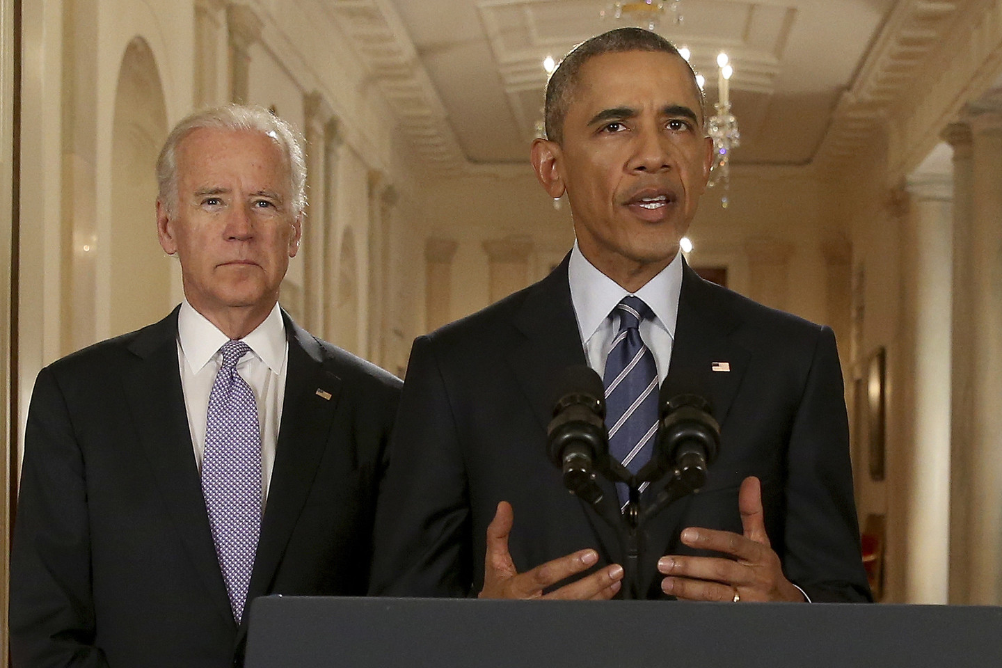 „Sutartis grindžiama ne pasitikėjimu, bet patikra“, – pažymėjo B.Obama.