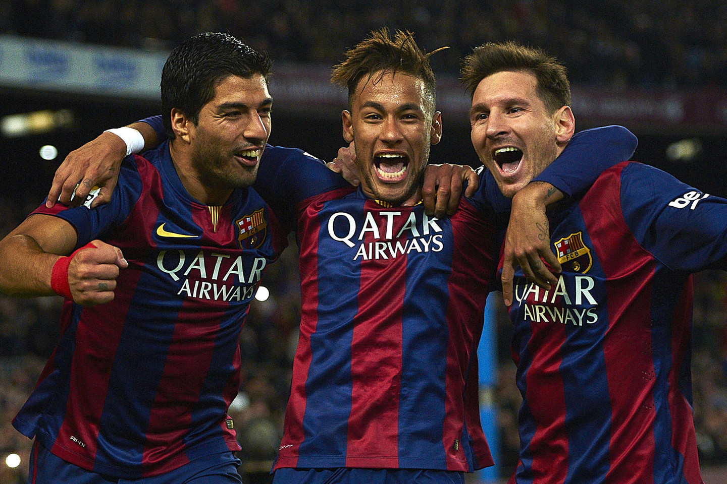 „Barcelona“ futbolininkai L.Suarezas, Neymaras ir L.Messi yra pagrindiniai rinkimų favoritai.