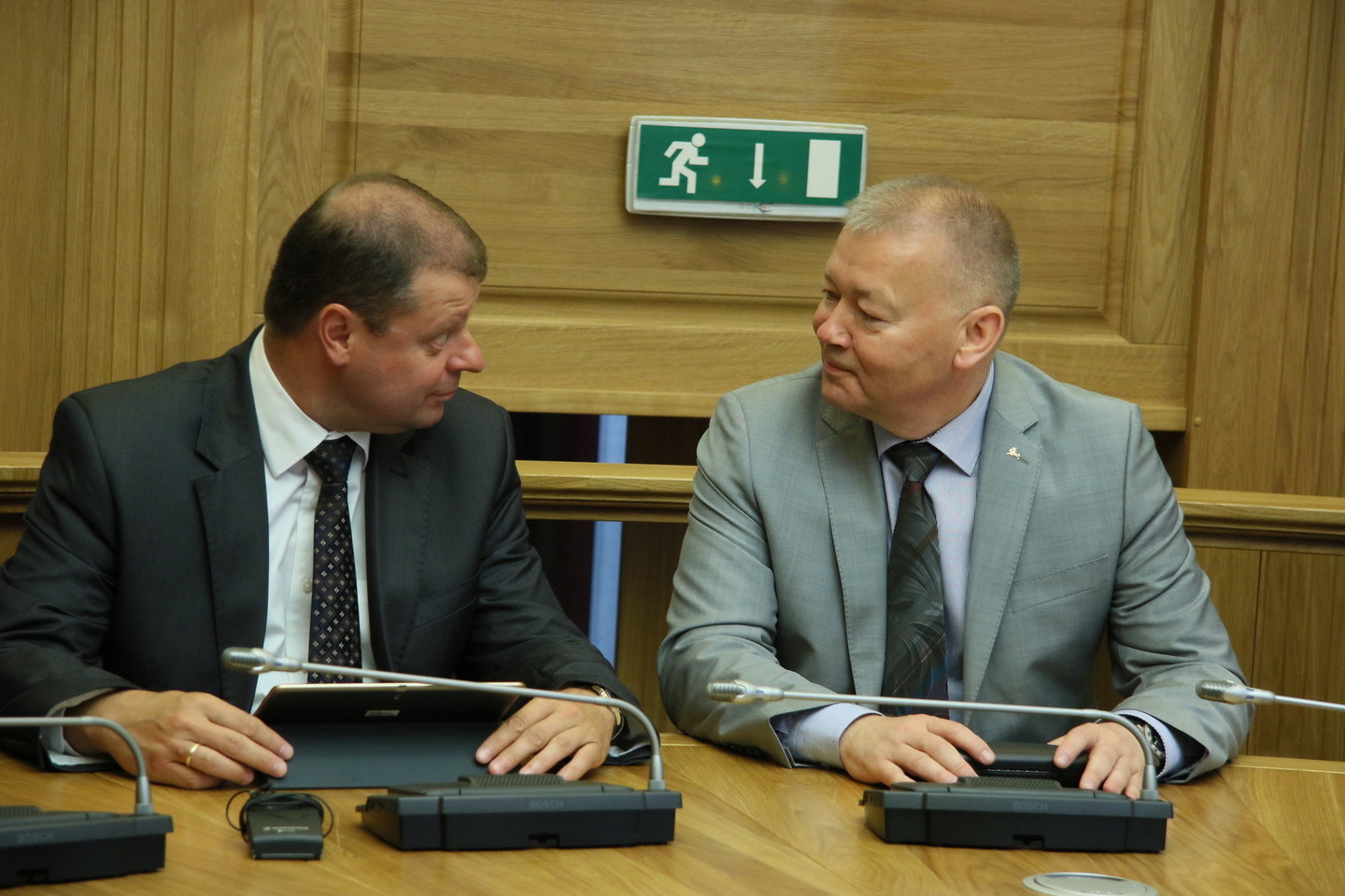 S.Skvernelis ir V.Grigaravičius.