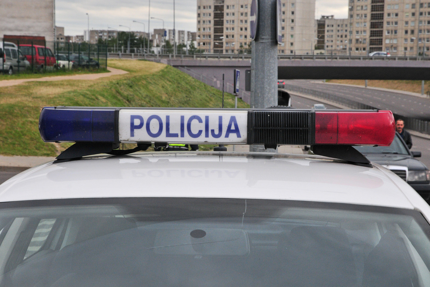 Po avarijos Vilniuje ligoninėje atsidūrė moteris ir kūdikis.