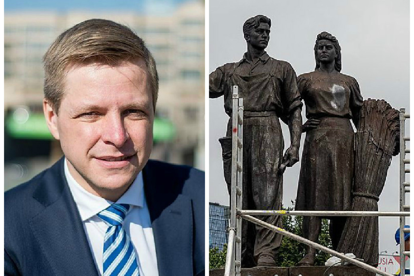 Meras Remigijus Šimašius sakė, kad skulptūrų kol kas restauruoti neketinama.