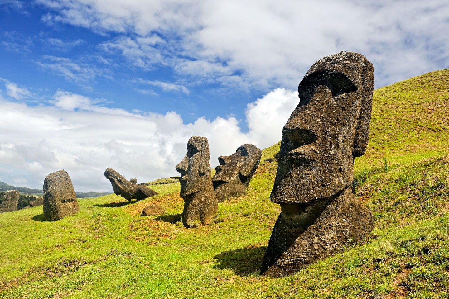 Nors sala yra populiari turistinė kryptis, milžiniškas statulų dydis atbaido vagis, kurie nevengia aplankyti kitų istorinių vietų.<br>123rf nuotr.
