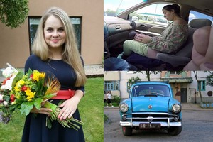 Radviliškietei gimdymo palata tapo senas automobilis