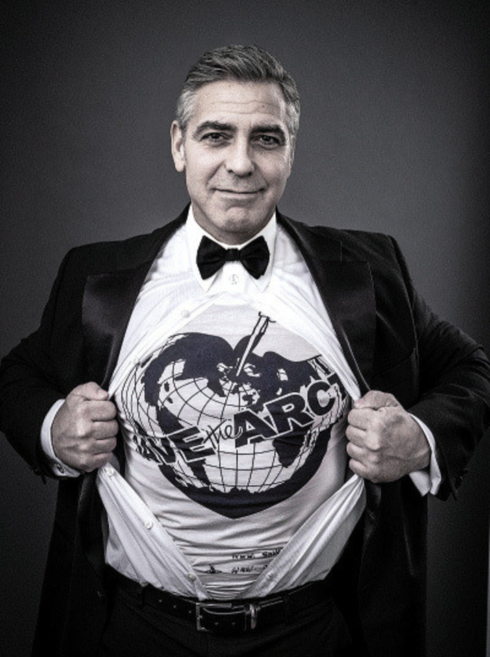 George'as Clooney prisijungė prie iniciatyvos „Išsaugok Arktį“.
