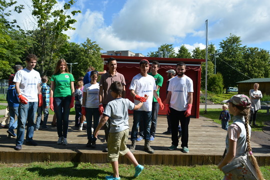 Mažieji šiauliečiai mokėsi savanoriauti