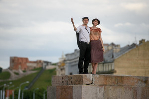 Vilniečių pokštas: ant Žaliojo tilto – gyvosios skulptūros