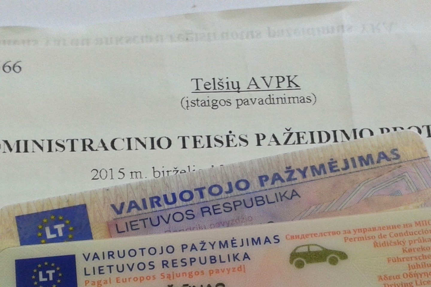 Pareigūnus pergudrauti bandžiusio telšiškio planas neišdegė.