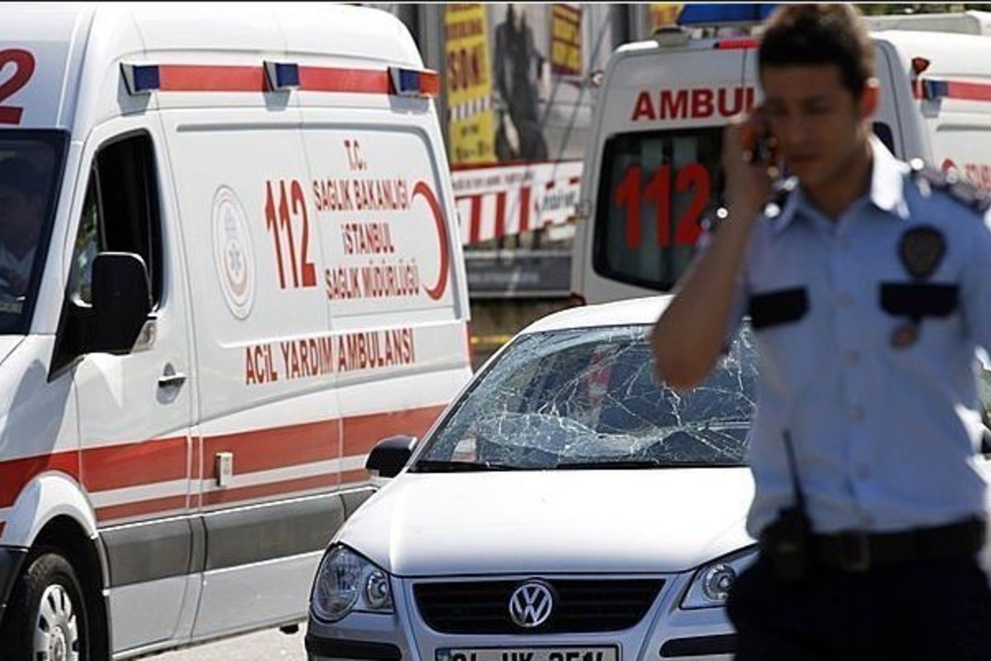 Kurdiškame Turkijos mieste nušautas vienas policininkas, kitas sužeistas.
