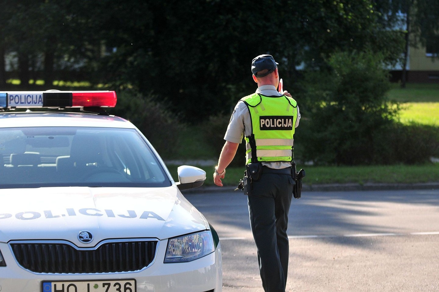 Policija tiria nelaimės aplinkybes.