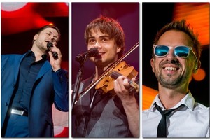 Lietus neįveikė Merūno, L. Adomaičio ir A. Rybako gerbėjų