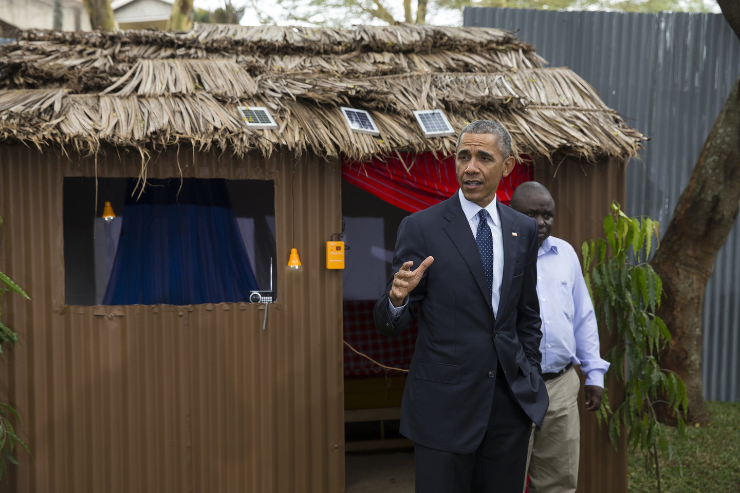 JAV prezidentas B.Obama lankosi Kenijoje.<br>AP nuotr.