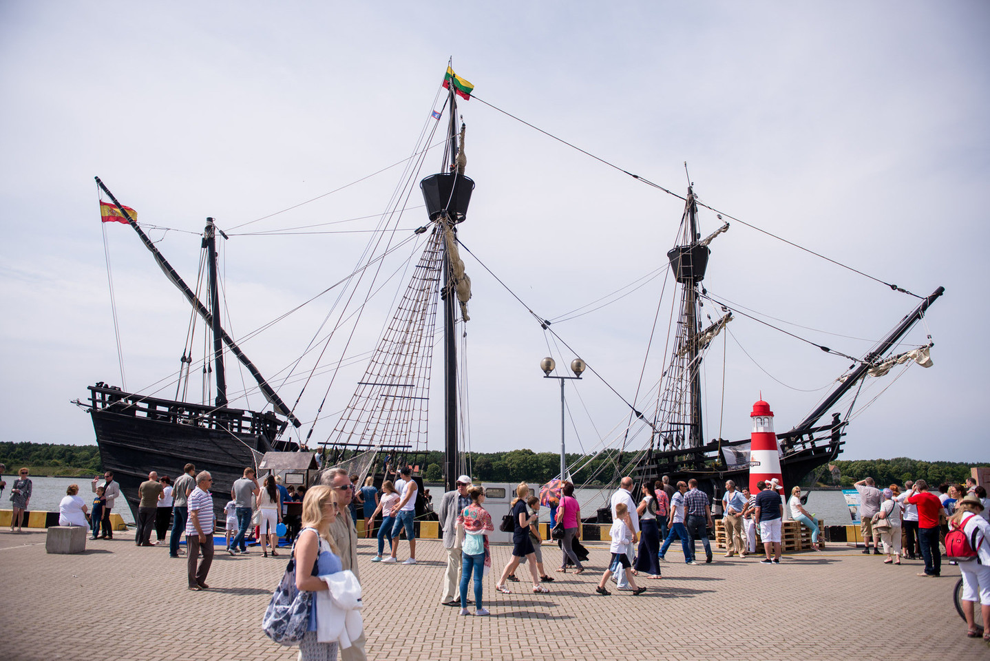 Jūros šventės metu galima apžiūrėti tradicinius ir istorinius laivus.<br>J.Stacevičiaus nuotr.
