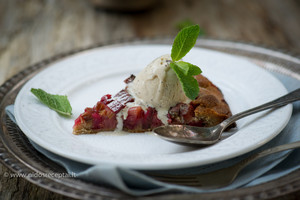 Rabarbarų pyragas pagal N. Degutienės receptą