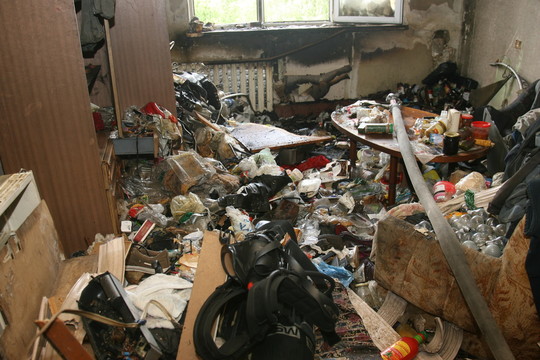 Panevėžio rajone apskretėlio bute kilo gaisras