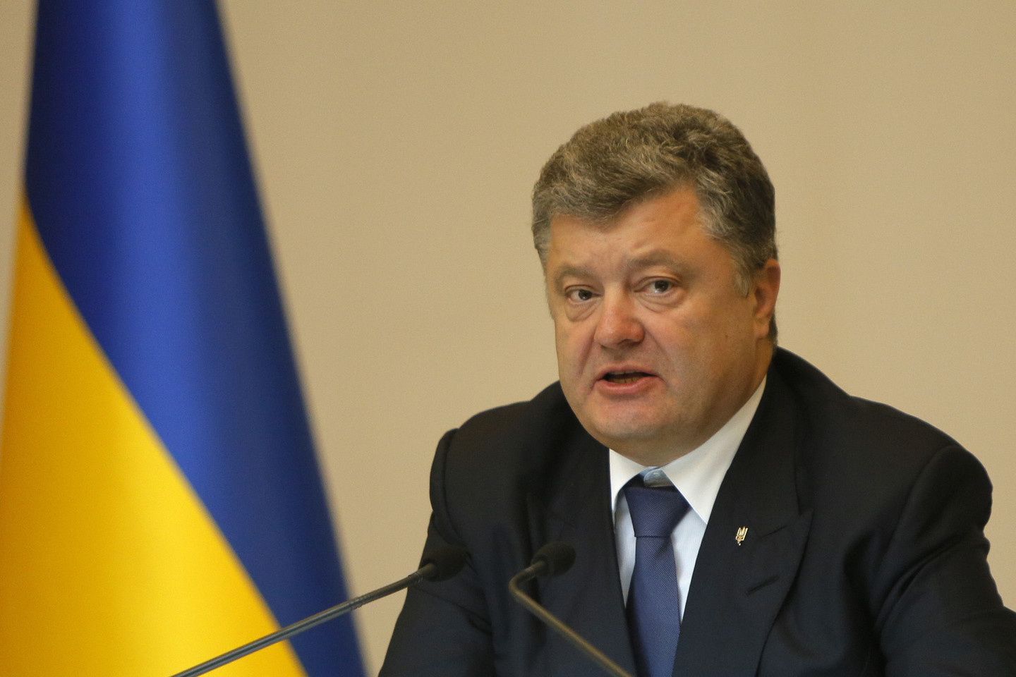P.Porošenka mano, kad Rusijos agresijai nėra pabaigos.