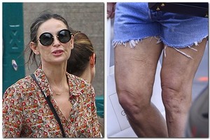 Holivudo žvaigždės Demi Moore grožis staiga nuvyto