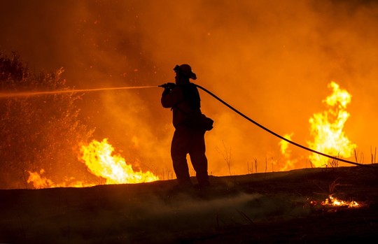 Gaisrai išdegino didžiulius žemės plotus.<br>AFP/Scanpix nuotr.