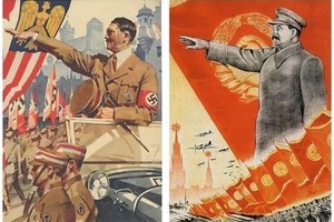 Sovietų ir nacių propagandos plakatai: kas nuo ko kopijavo?