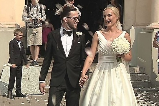 Pasakiškos Agnės Liubertaitės ir jos mylimojo Donato vestuvės