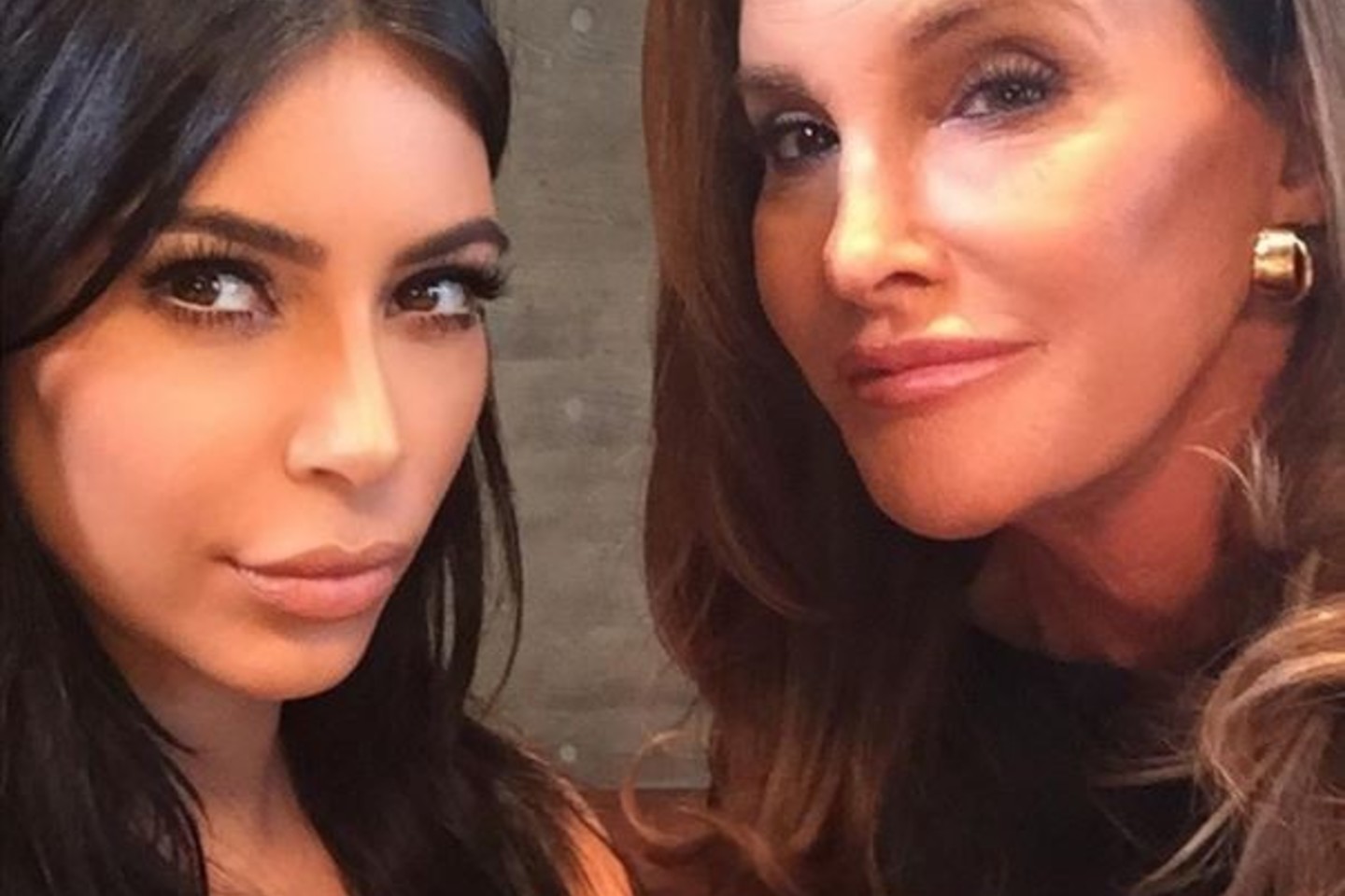 Kim Kardashian ir Caitlyn Jenner.<br>Instagram nuotr.