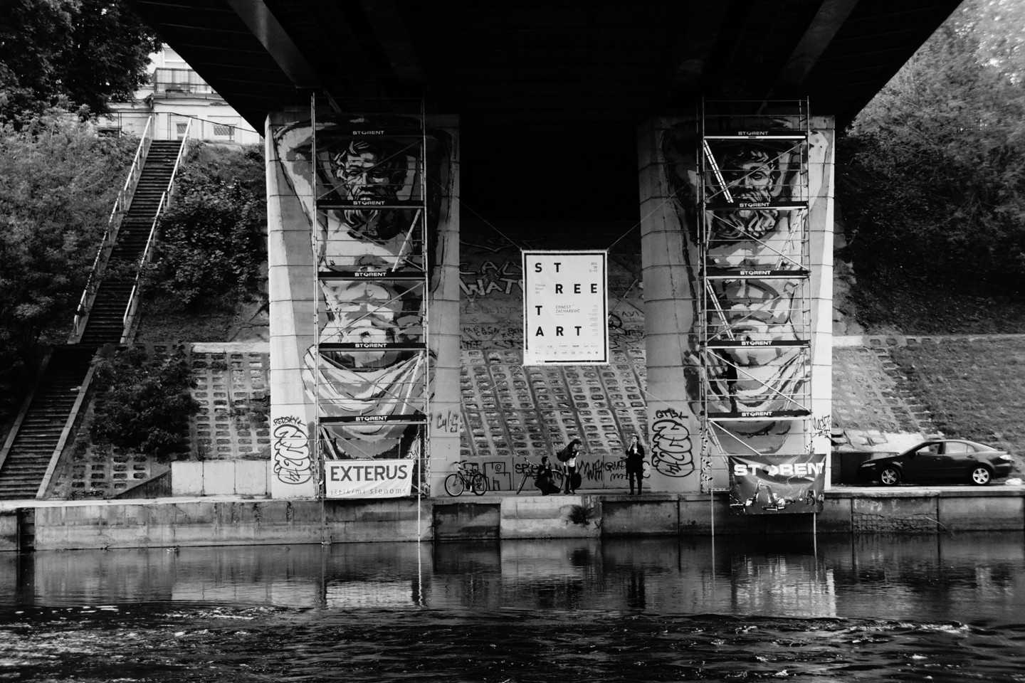 Per festivalį „Vilnius Street Art“ įvairiose sostinės vietose atsiranda gatvės meno kūrinių.