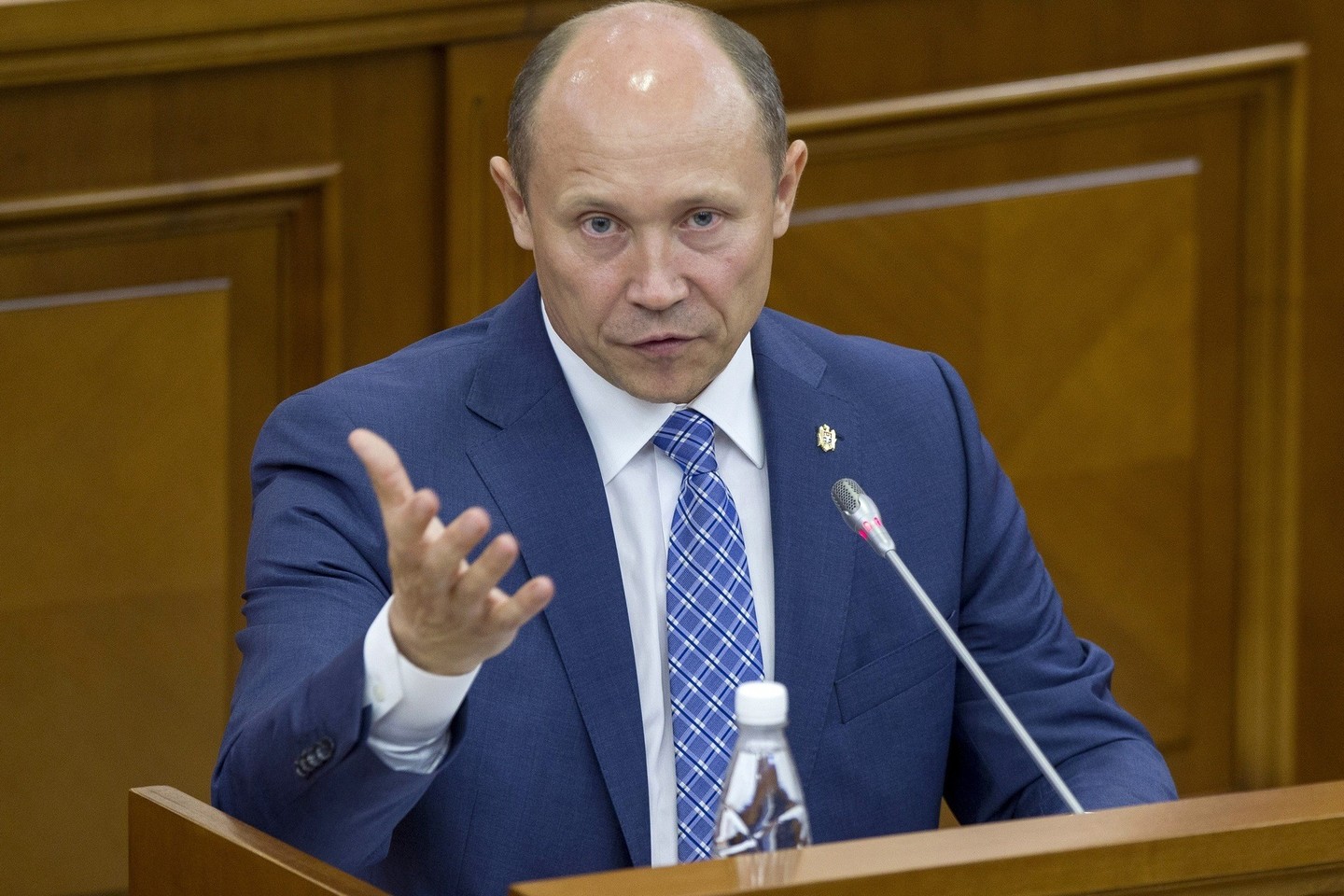 Moldovos ministras pirmininkas Valeriu Streletas.<br>Reuters/Scanpix nuotr.