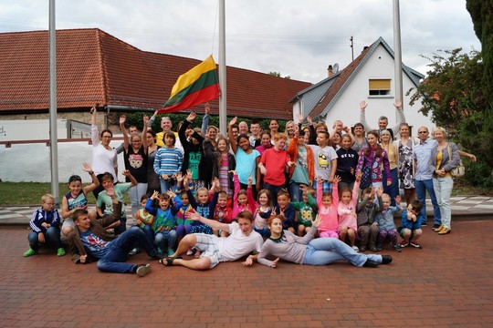 Lietuvių kilmės vaikai susitiko vasaros stovykloje Vokietijoje