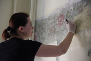 Venclauskių namų sienų tapyba muziejininkus privertė aiktelėti