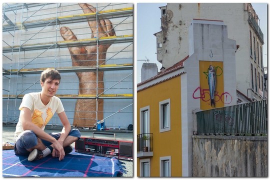 Lietuvio E. Zacharevičiaus darbai puošia jau ir Lisabonos gatves