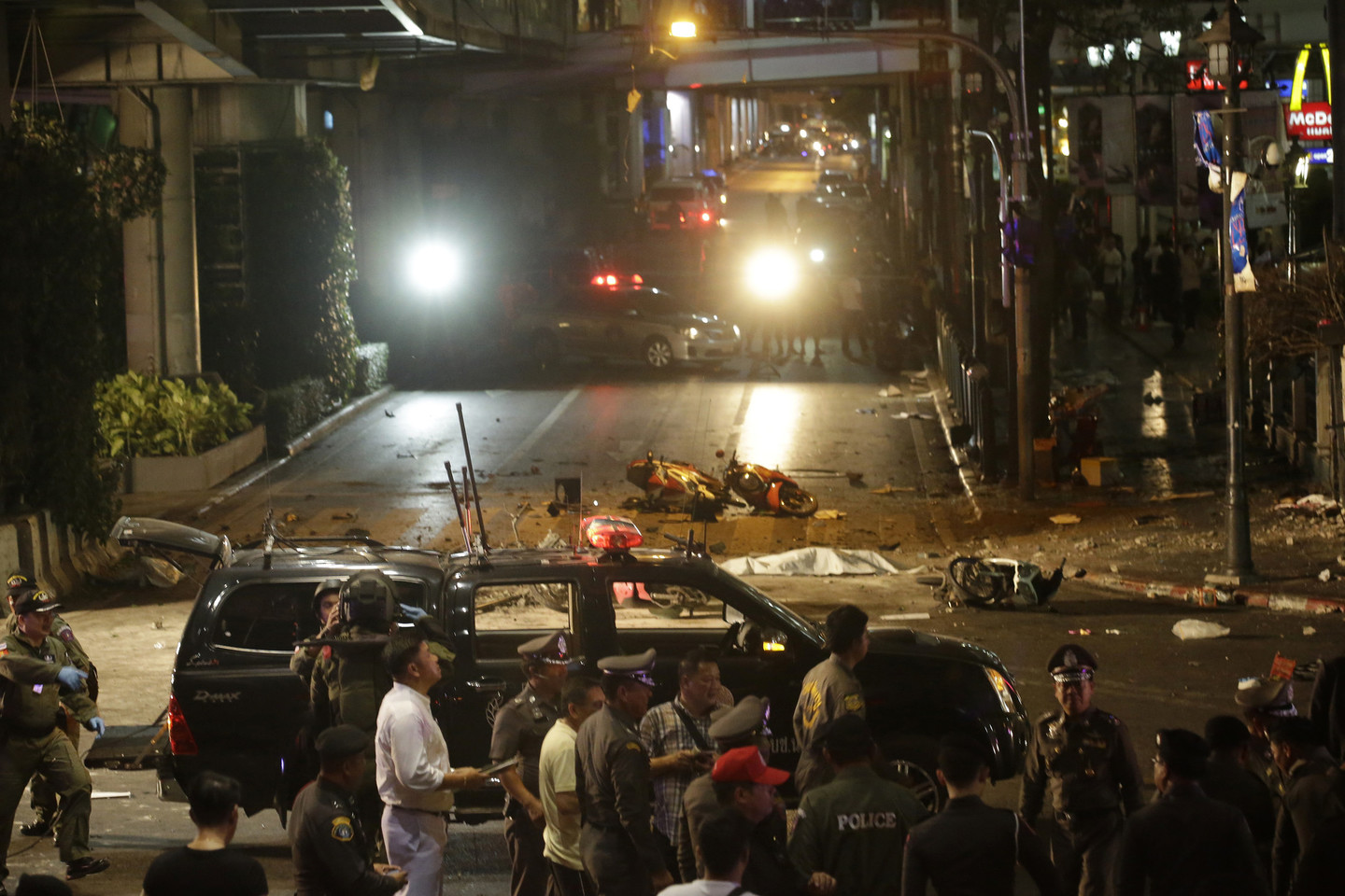 Pirmadienio vakarą Bankoke nugriaudėjo didelis sprogimas.