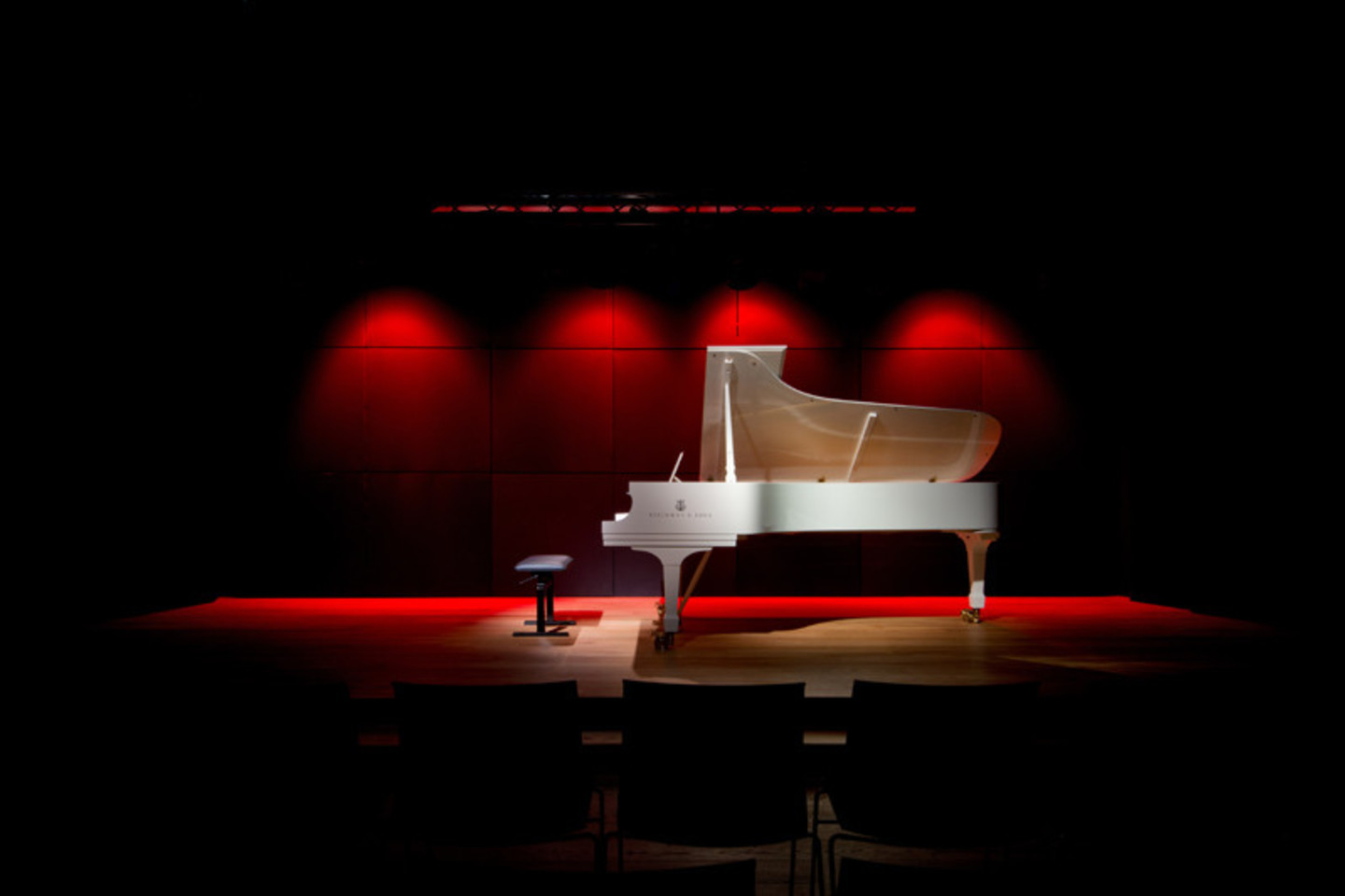 Gariūnų koncertų salė turi fortepijoną „Steinway“.
