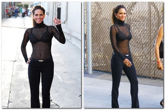 Peršviečiama palaidinė atidengė tobulą aktorės Halle Berry kūną