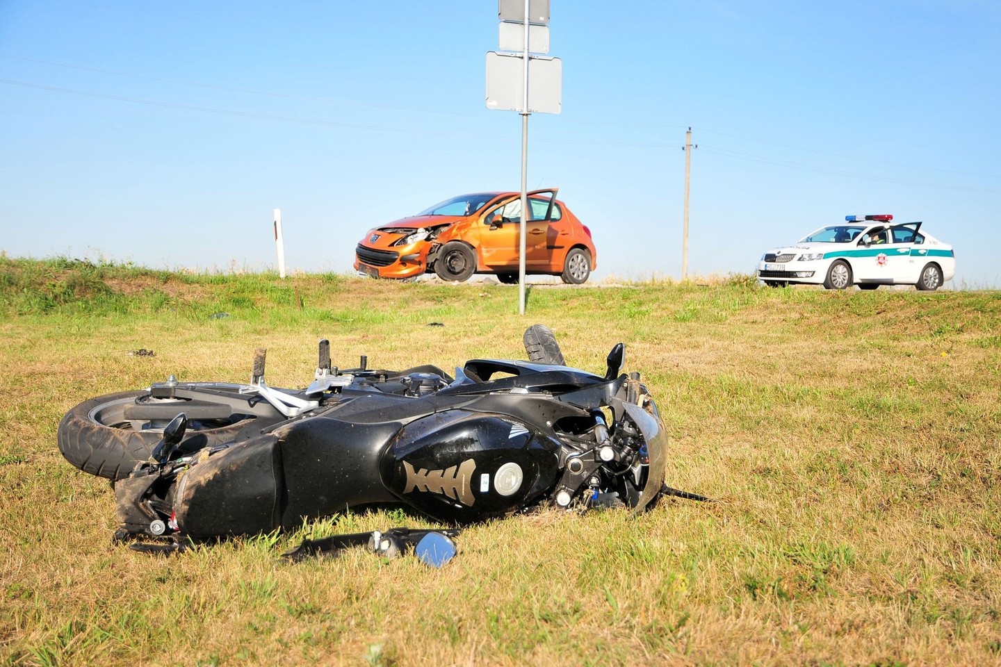 Daugiau nei 40 proc. praėjusią savaitę sužeistų vairuotojų buvo motociklininkai.<br>Andriaus Vaitkevičiaus nuotr.