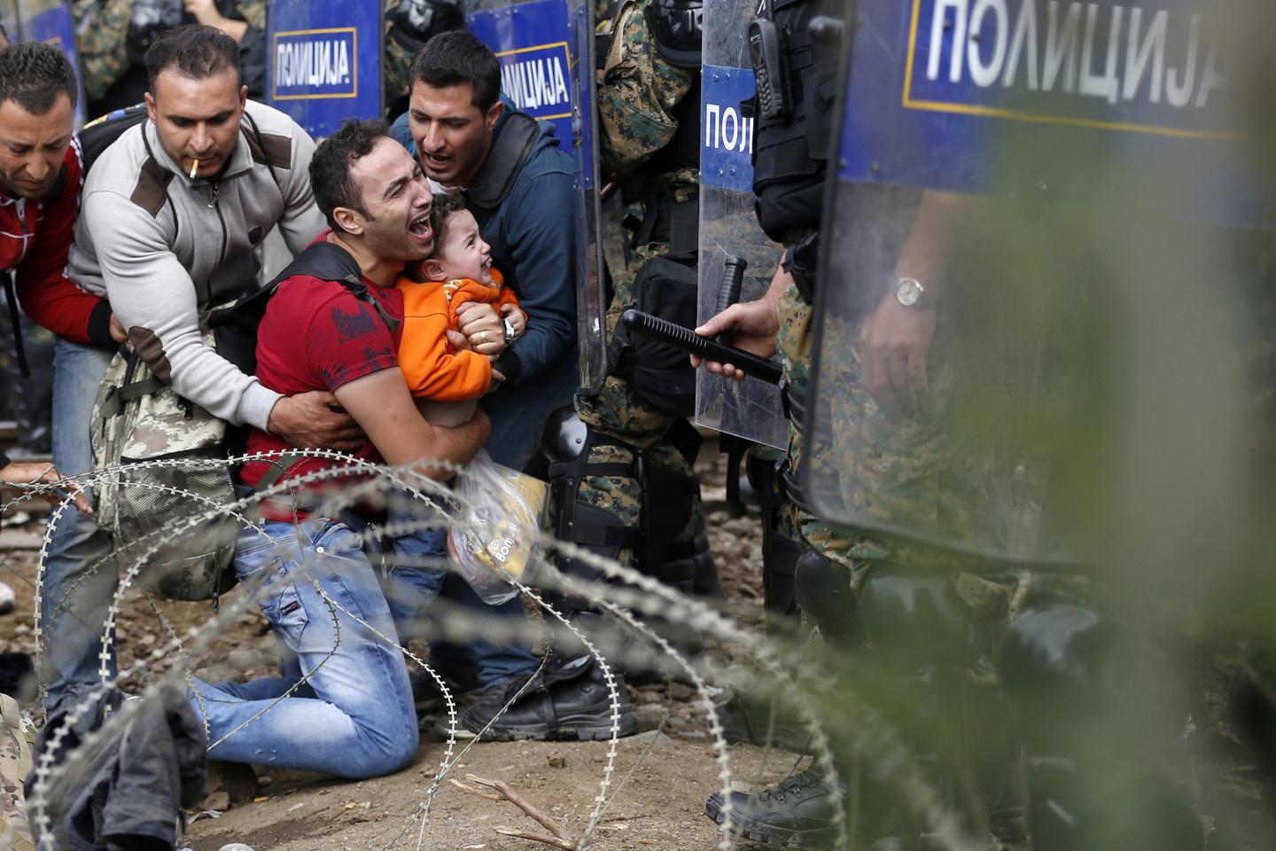Makedonijos pasienyje – migrantų dramos.