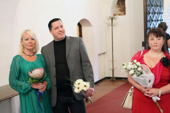 Erikos Lisauskienės ir Tomo Škudzinsko vestuvių akimirkos.<br>M.Patašiaus nuotr.