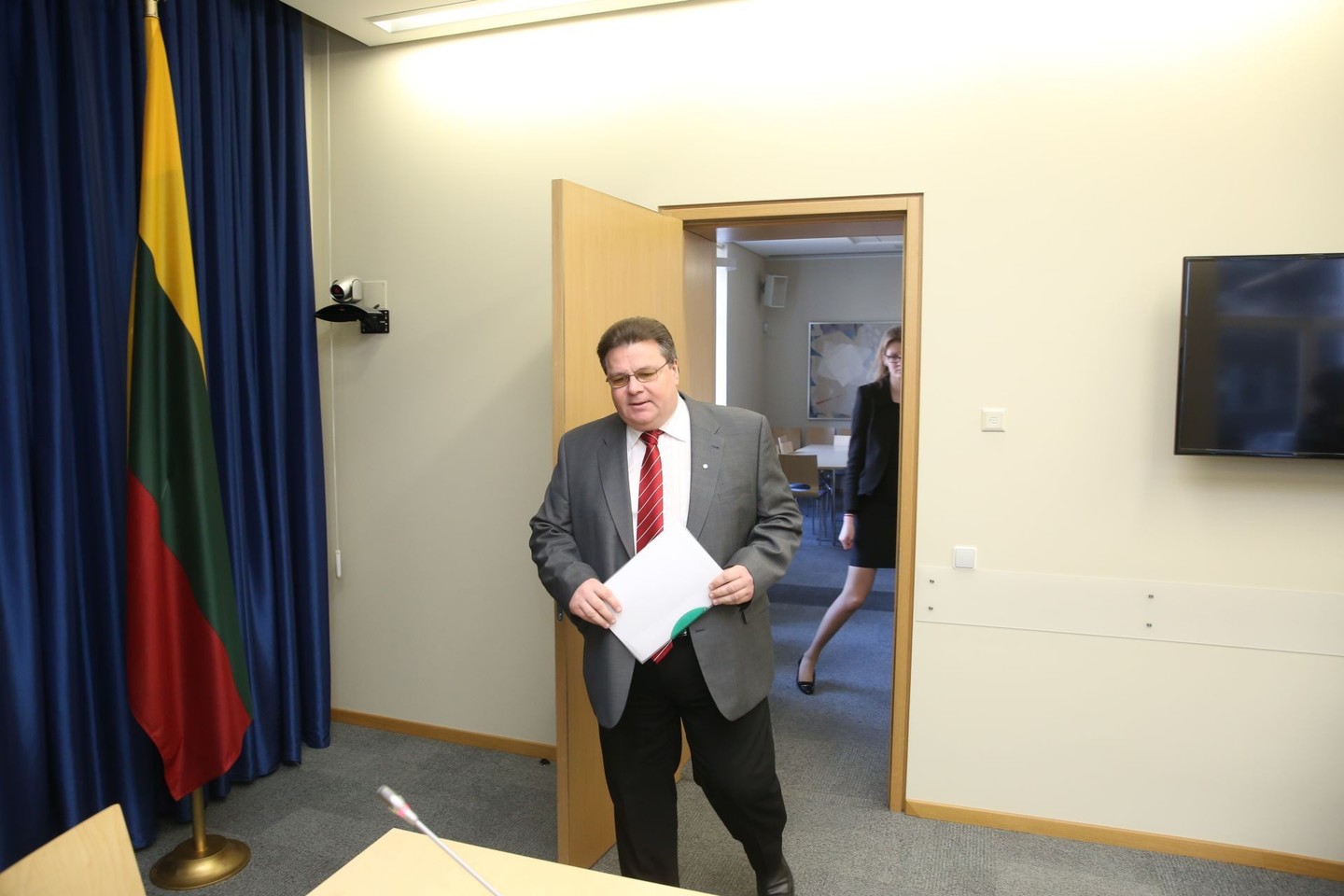 L.Linkevičius pasidžiaugė įvykiais Minske.