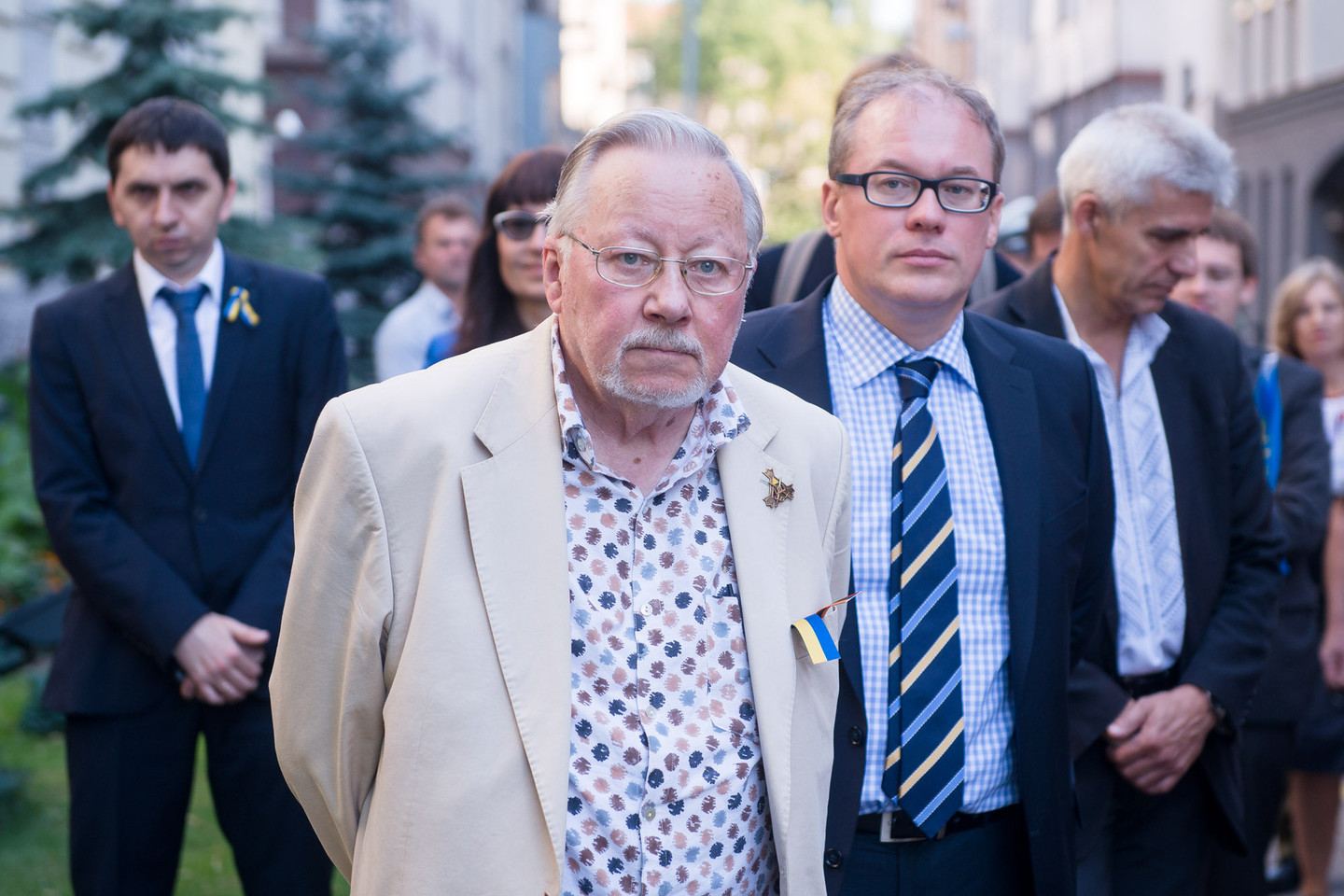 Nepriklausomybės dienos minėjimas prie Ukrainos ambasados.