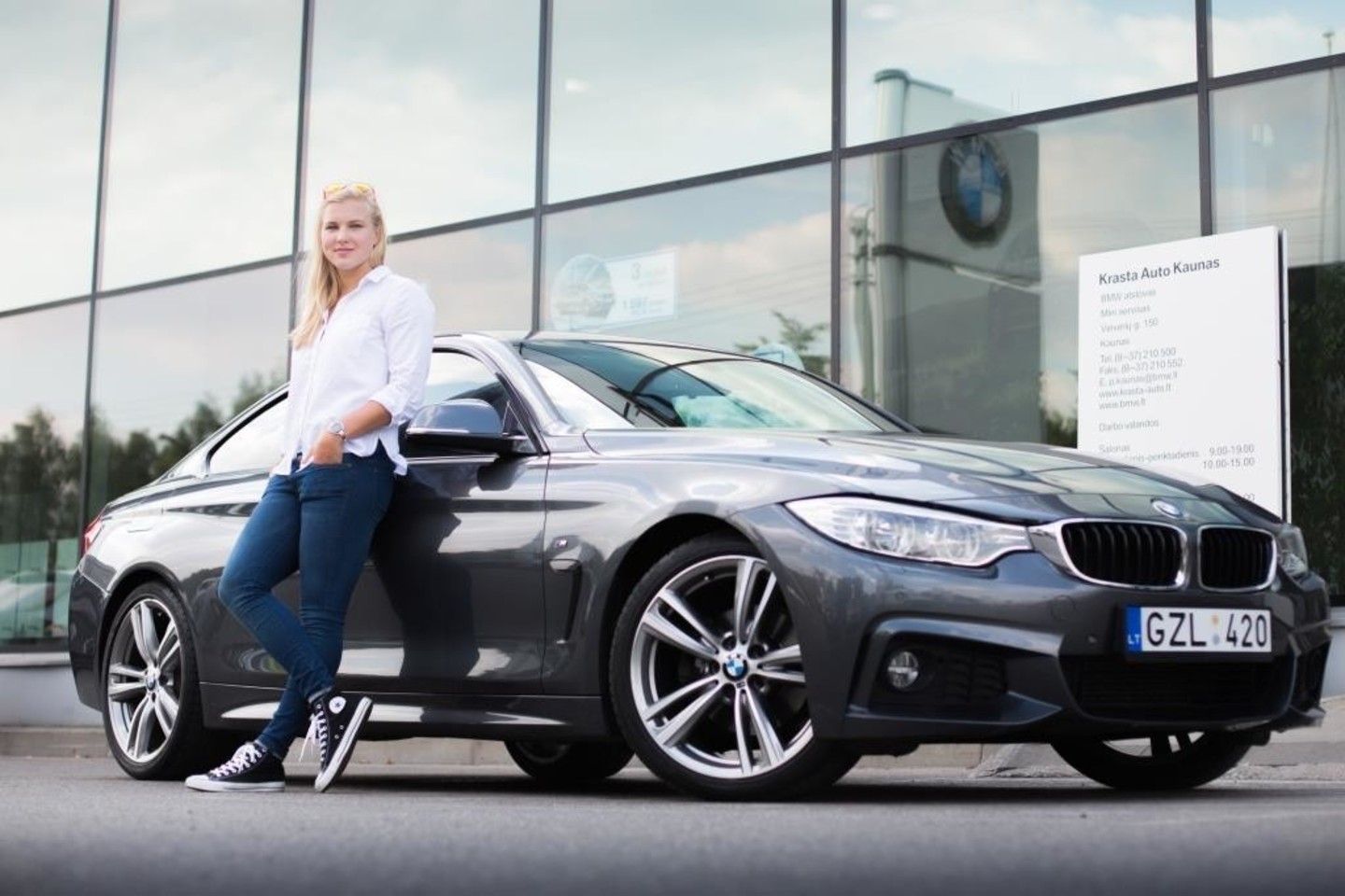 R.Meilutytei – naujas BMW.