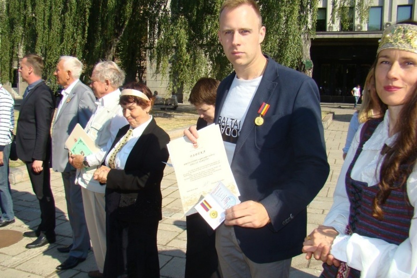 Kauno policijos tyrėjas apdovanotas už kilnų poelgį.