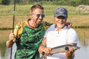 G. Paškevičius prieš koncertus atsipūtė L. Adomaičio sodyboje